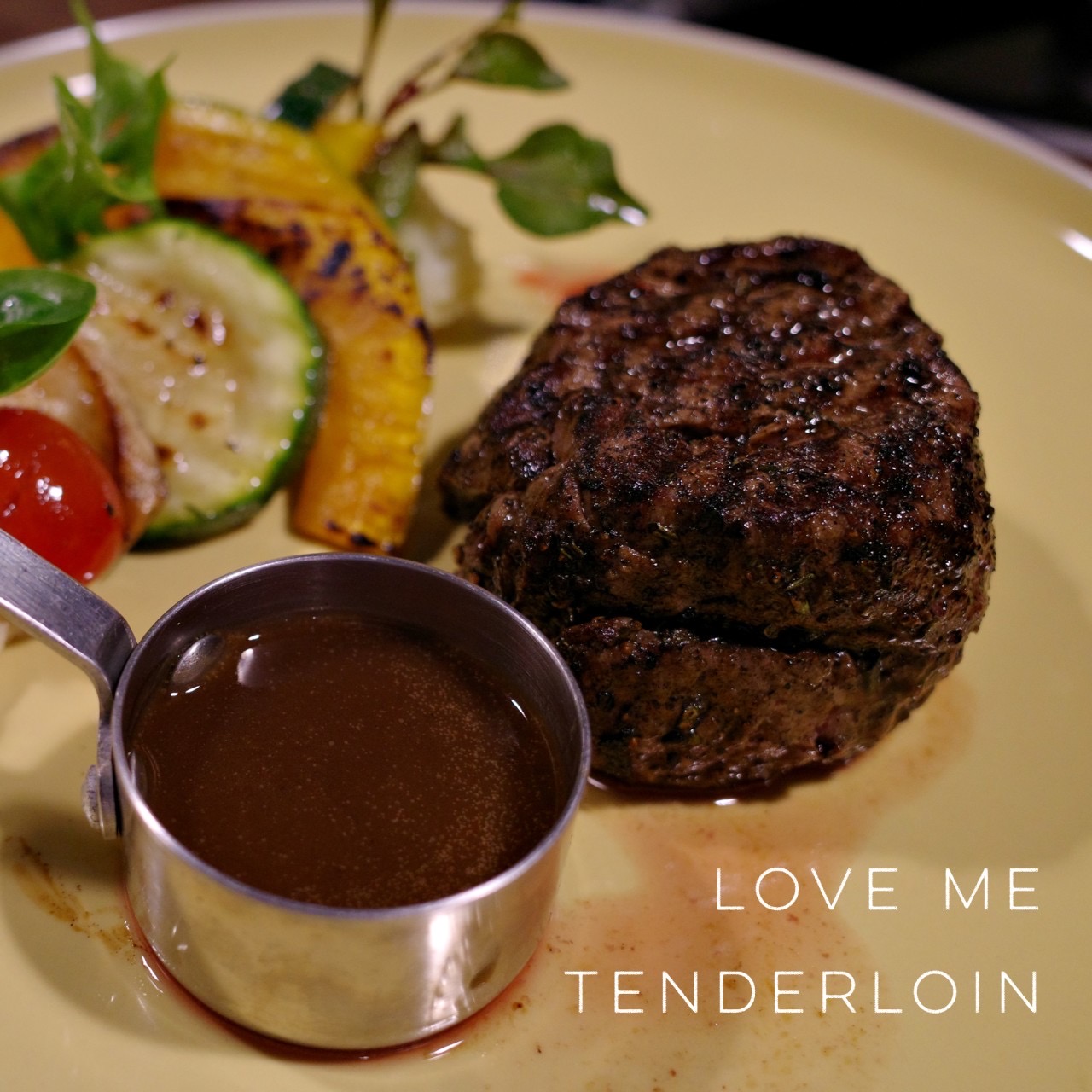 Tenderloin steak ready to eat